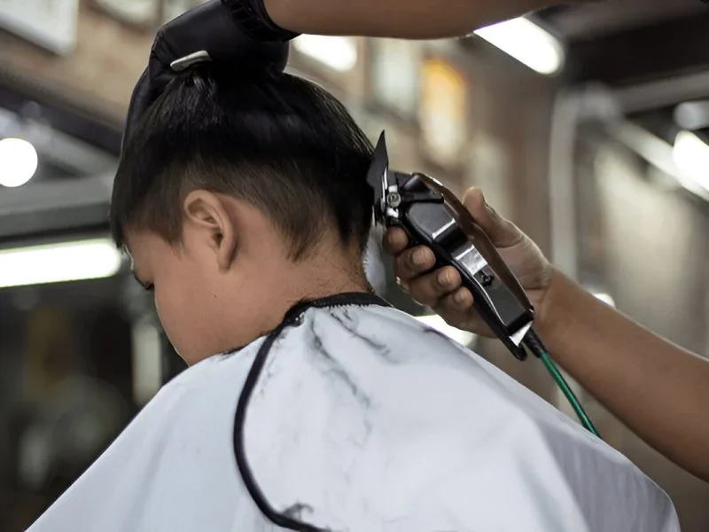 buzz cut service by babarbershop santa ana california usa