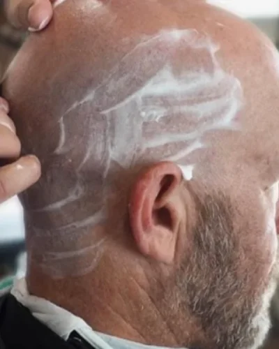 head shave service by babarbershop santa ana california usa