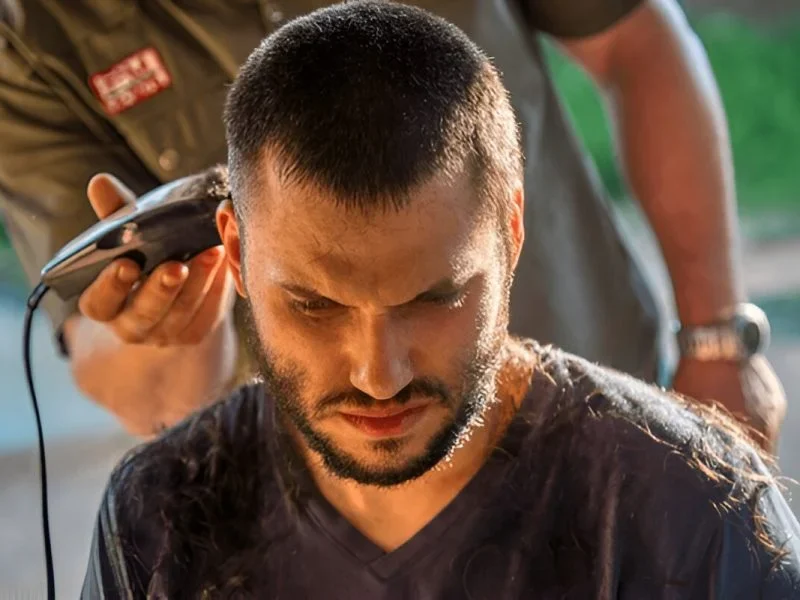 military cut service by babarbershop santa ana california usa