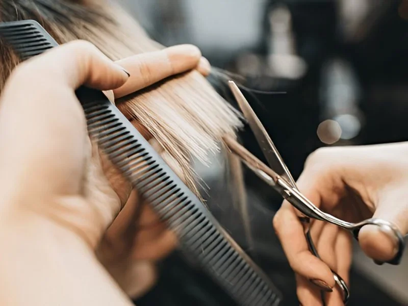 scissor haircut service by babarbershop santa ana california usa